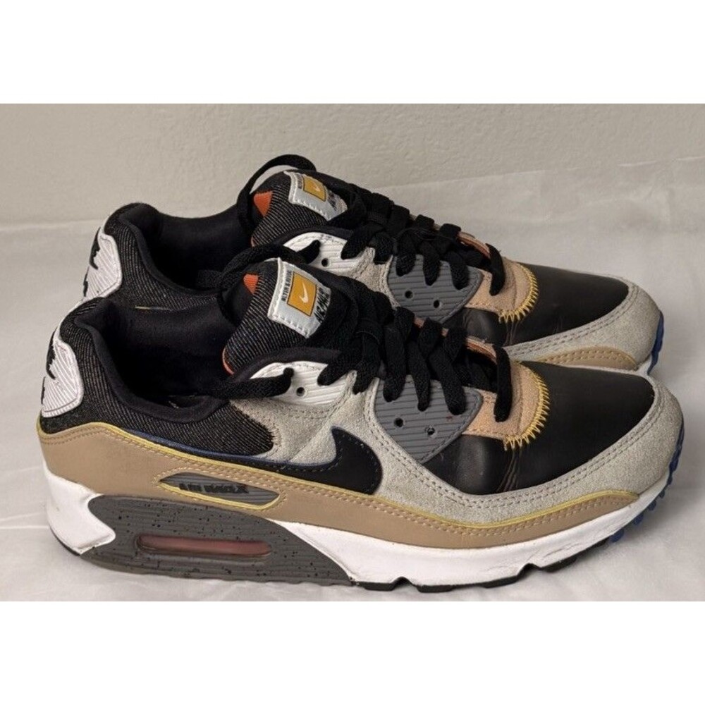 Nike Air Max 90 SE Alter Reveal Grey Fog Black Mens Size 8 Sneakers DO6108-001